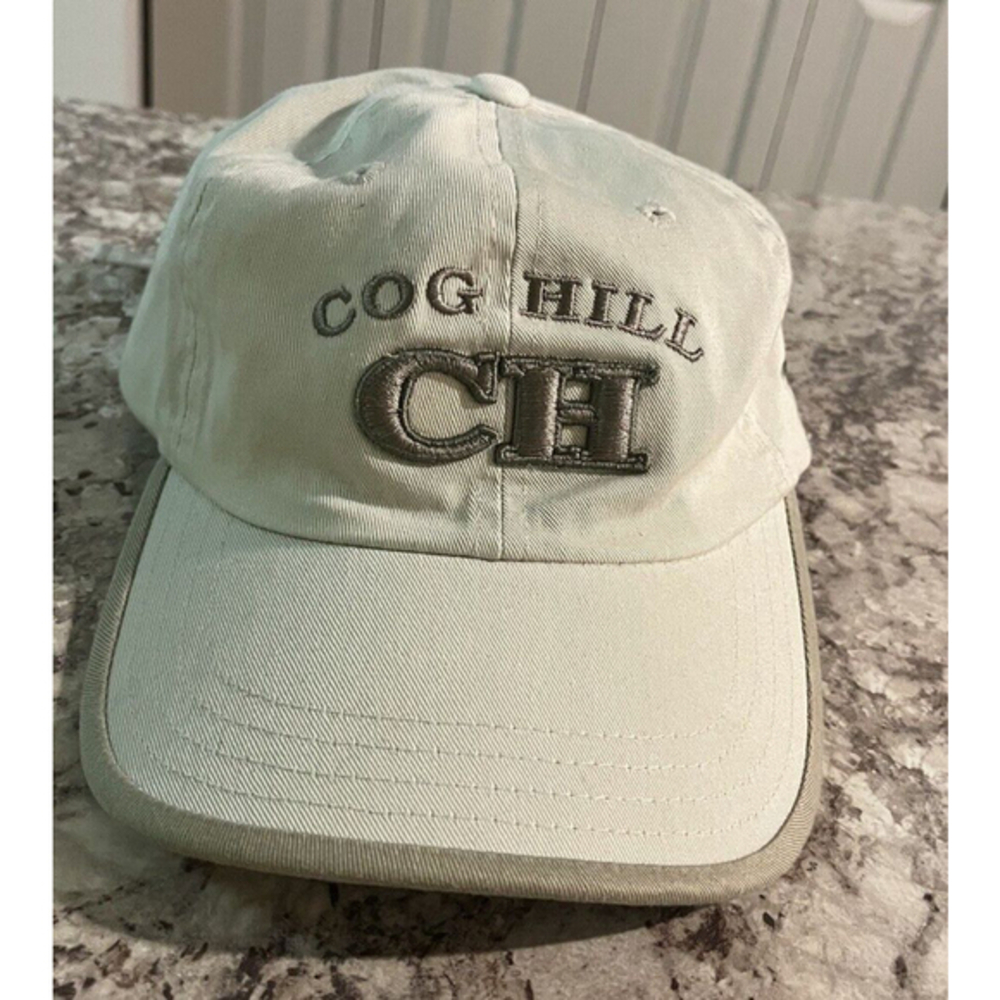 Vintage Cog Hill Golf Course Beige Strapback Adjustable Hat GREAT CONDITION!